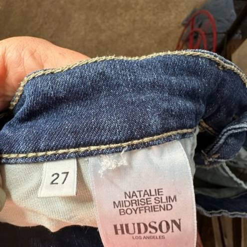 Hudson  Natalie‎ Midrise Slim Boyfriend Jeans