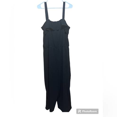 No Bo Black  Ruffle Jumpsuit