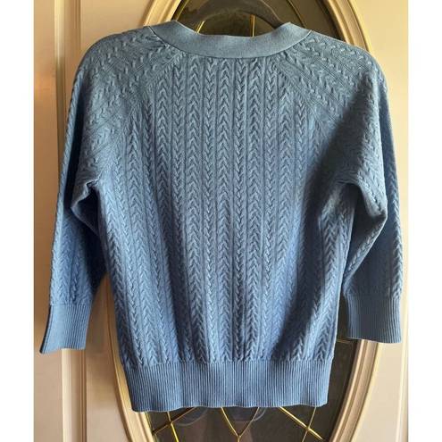 Talbots  Petites Blue Cardigan size Small