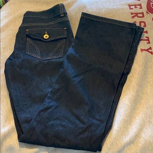 DKNY  Jeans dark wash straight leg size 10