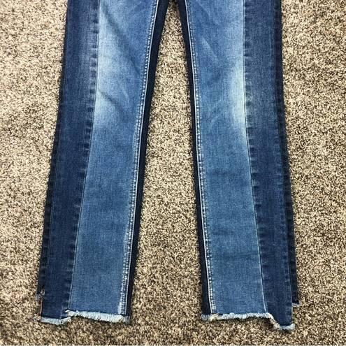 Pilcro and the Letterpress  Women’s Parallel Patchwork Jeans Size 26