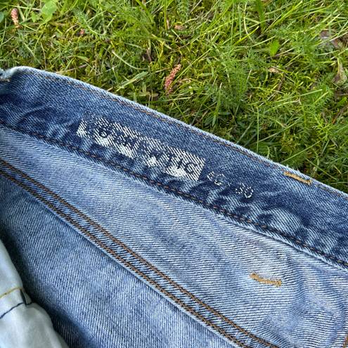 Gap 1969 Y2K  Whiskered Authentic distressed cotton ringspun denim jeans 40x30