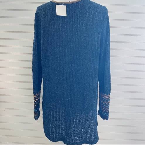 Acting Pro Tribal pocket tunic Sweater Size Large NEW