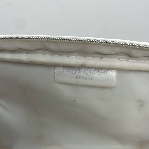 Saint Laurent Yves  Make Up Bag White small