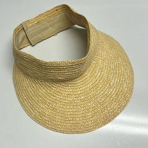 Krass&co San Diego Hat  The Vacay Women's SPF Adjustable Wheat Visor