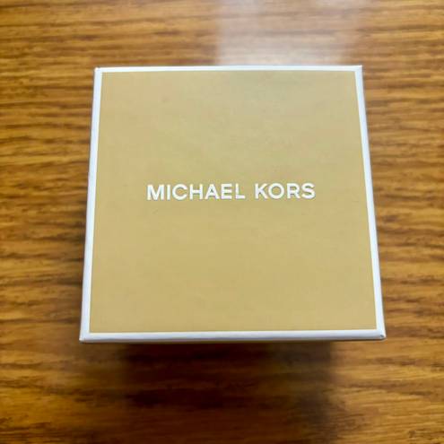 Michael Kors Gold-Tone Logo Ring Size 8