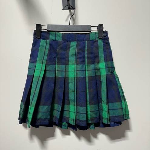 Aerie NWT  Pleated Plaid Skirt Size S