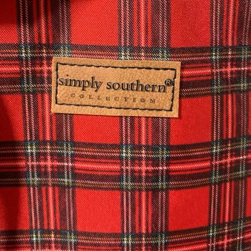 Simply Southern  Tartan Plaid Tote