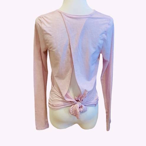 All In Motion Pink Tie Back Top Athletic Lightweight S Yoga Pilates