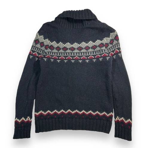 Uniqlo ‎ Wool Blend Fairisle Cardigan Sweater Womens Large