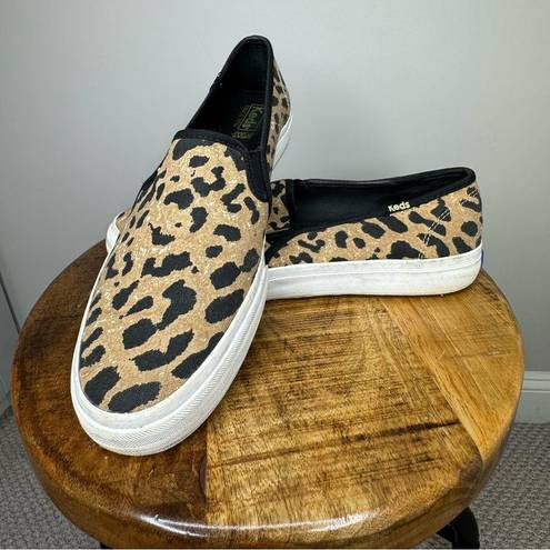 Keds Canvas Animal Print Slip on Sneaker Size 9