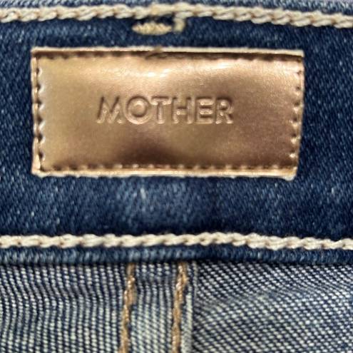 Mother The Insider Crop Step Fray Size 28 Denim Jeans