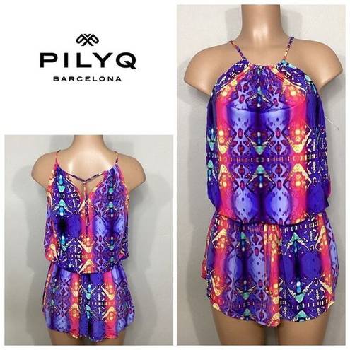 PilyQ New.  multicolored tie dye swimsuit coverup. Retails $125. M/L