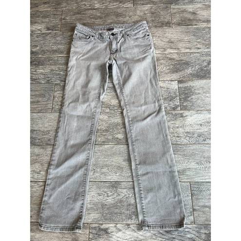 Patagonia  Denim Jeans size 28 Straight Leg Gray Organic Cotton Womens Stretch