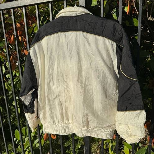 Vintage Deadstock NEW With Tags Windbreaker Jacket Petite Medium Chain Print Size undefined