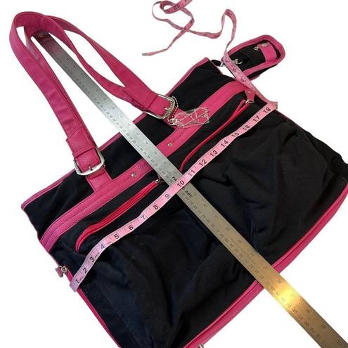 Edge Mobile  forHer Eco-Friendly Tote (Black with Pink Trim)