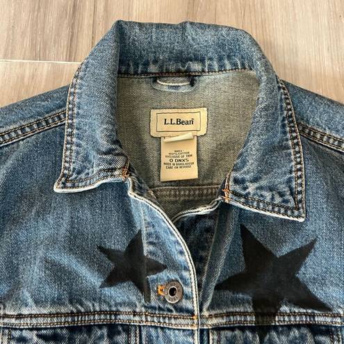 L.L.Bean  S Star Blue Jean Jacket