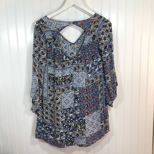 Lush Clothing Lush Juniors Whitney Bell Sleeve Shift Dress Sz XS