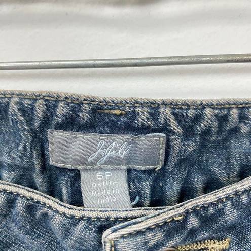 J.Jill  womens petite size 6P straight leg blue jeans y2k