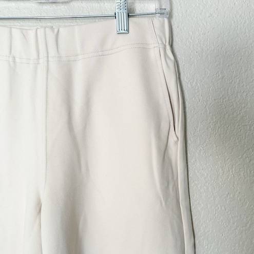 Madewell  Ponte Wide-Leg Pants Cream Size Medium