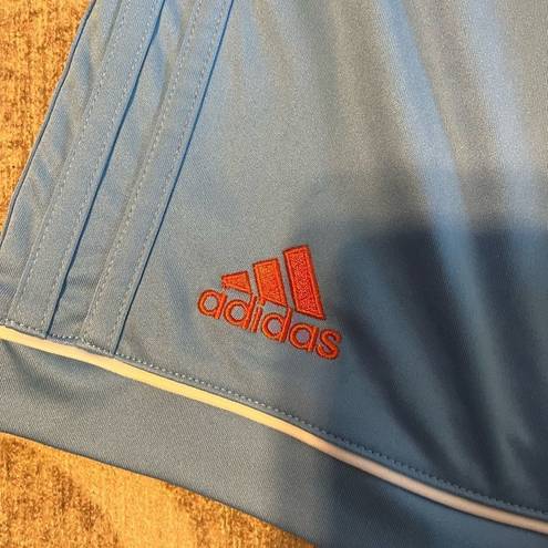 Adidas  blue athletic performance shorts size small