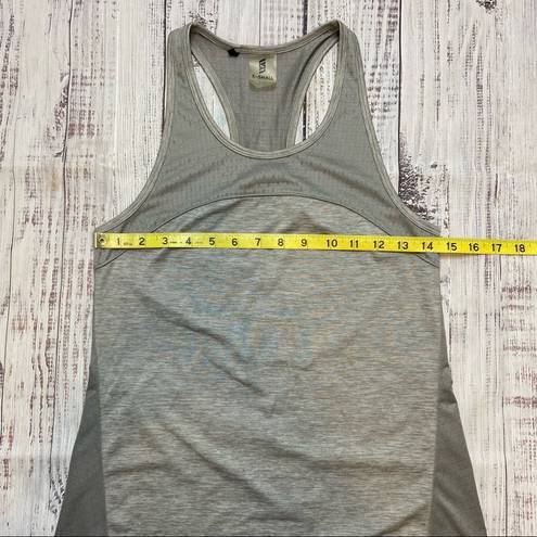 Second Skin  Gray Racerback Tank Top. Size XS