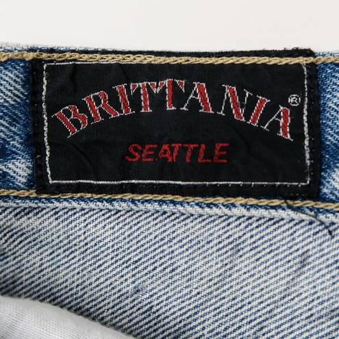 Brittania Vintage 90s  High Waisted Denim Shorts