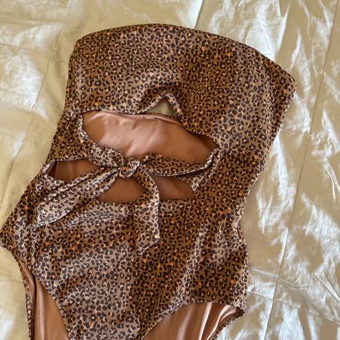 Aerie Leopard One Piece Swimsuit