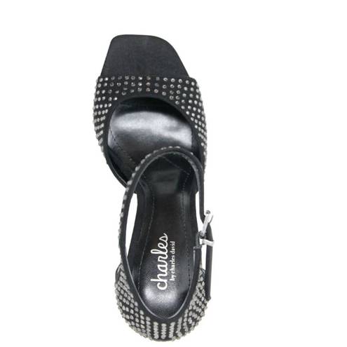 Charles by Charles David NEW   Gossip BLACK RHINESTONE Sandal