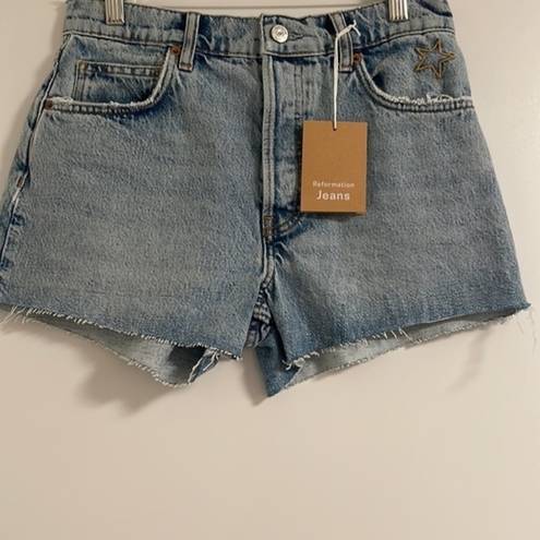 Reformation  Charlie Denim Shorts