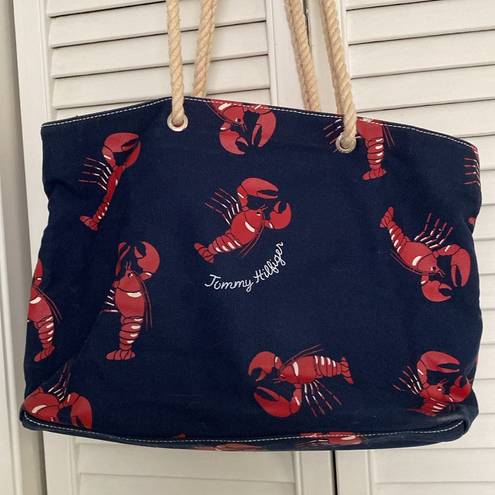 Tommy Hilfiger Vintage Y2K  Canvas Lobster Tote