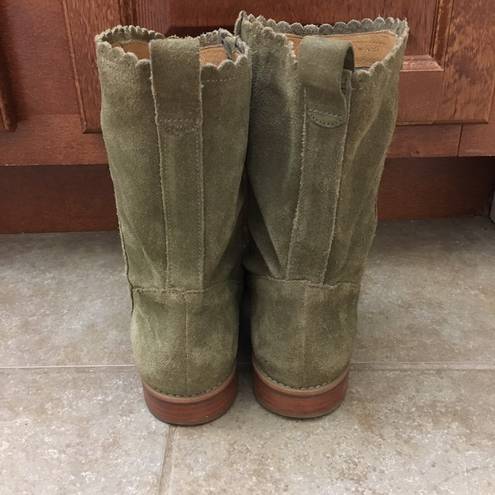 Jack Rogers  Carly Mid Calf Seude Boots
