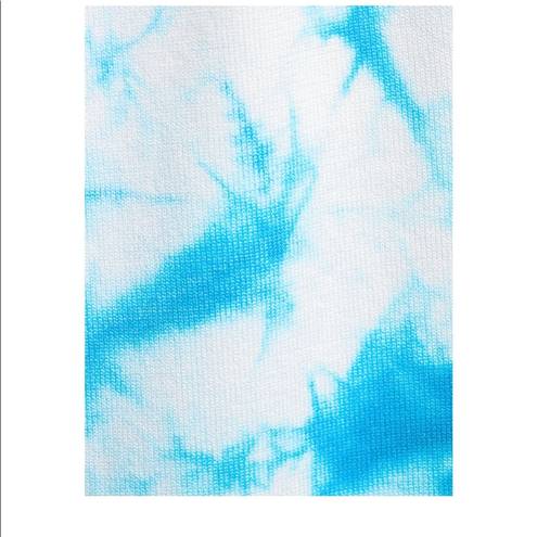 Avia  Tank Top Size XL 16-18 Womens Tie Dye Turquoise White Lightweight New