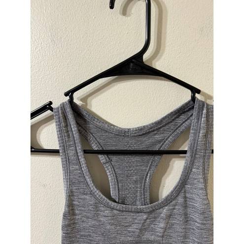 Lululemon  Swiftly Tech Racerback Tank Size 4 Heathered Slate Gray