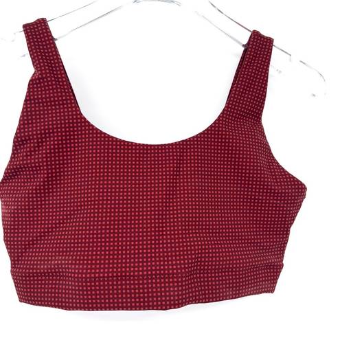 Everlane  Perform Bra in Burnt Orange Dot Pattern Size XS NWOT