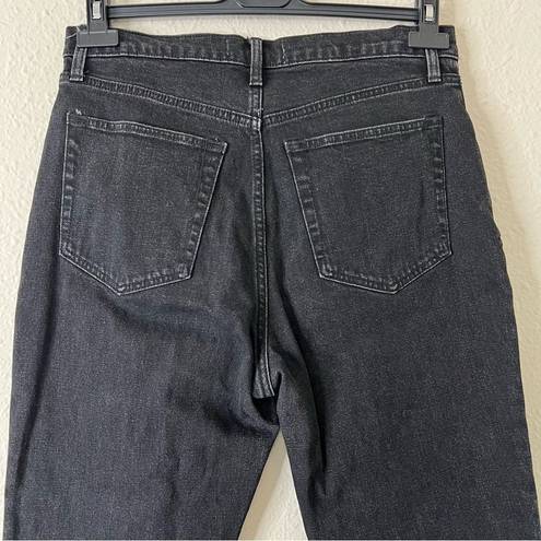 Abercrombie & Fitch  Ultra High Rise The Ankle Straight Jeans Black Size 30