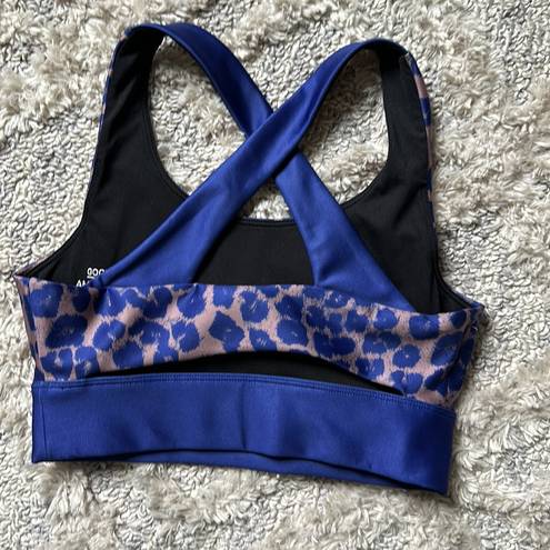 Good American  The‎ Step Bra Purple Leopard size 0