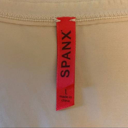 Spanx Slimplicity Nude Wrap Crossover Control Tank Top Size Large