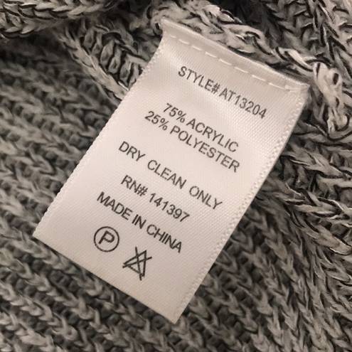 ASTR  The Label wrap front criss cross wrap sweater gray medium Nordstrom Revolve