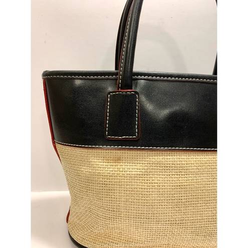 Tommy Hilfiger Vintage 90s Straw Small Hand Bag