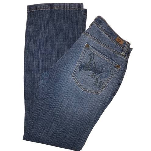 DKNY Vintage straight leg Jeans classic blue size 4