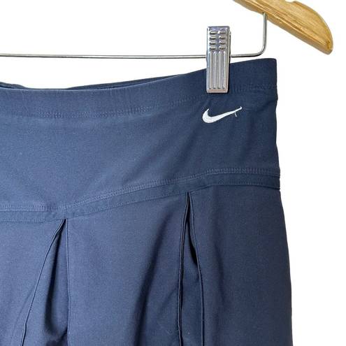 NikeCourt Dri-FIT Victory Women's Blue Flouncy Tennis Skirt Size Small