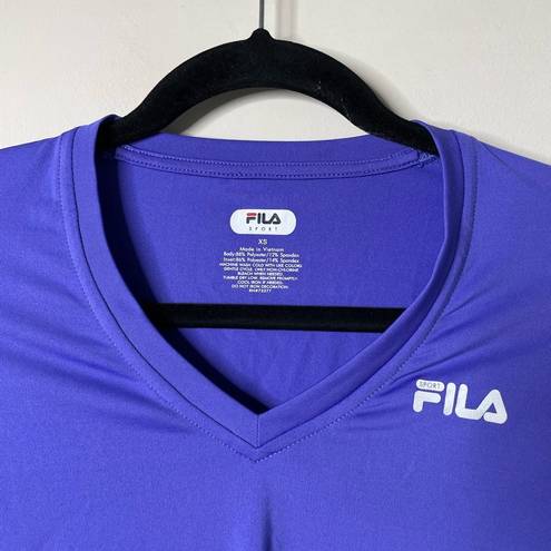 FILA  Purple Long Sleeve Athletic Shirt XS