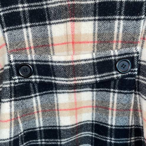 Chadwick's 100% Wool plaid Peacoat 8P