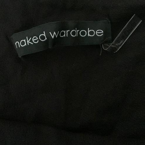 Naked Wardrobe NWOT  One Shoulder Crop Top