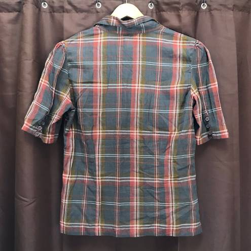 Nordstrom Frenchi Fall Plaid Shirt 