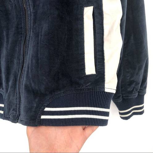 American Eagle  Honestly Bomber Jacket Navy White S