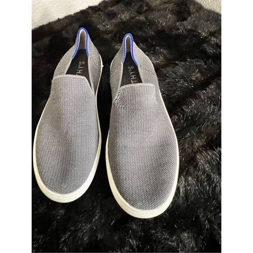 Rothy's  The Original Slip On Sneaker Anchor Textile Blue grey Women’s US 8.5