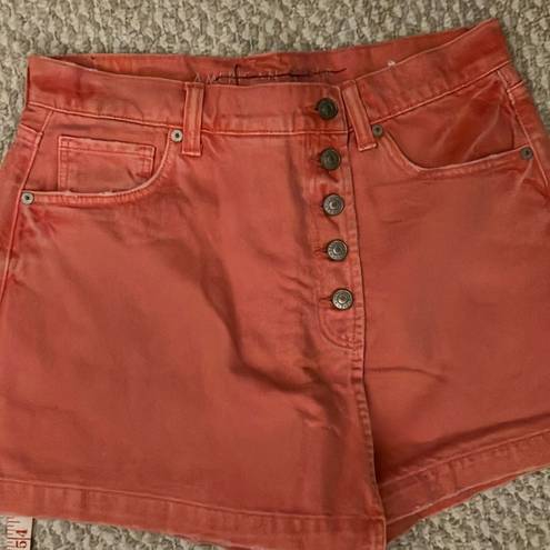 American Eagle NWOT  Outfitters Skirts  Denim Mom Skort Wild Watermelon 10