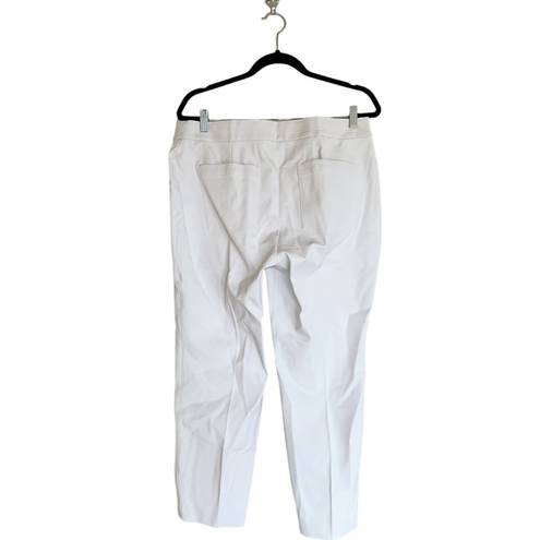 Spanx NWT  On-the-Go Ankle Slim Straight Pants  Classic White